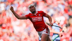 <p>Tim O'Mahony was ruled out of the All-Ireland SFC quarter-final victory over Offaly with a dead leg. Pic: Ramsey Cardy/Sportsfile</p>