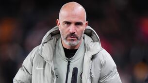 <p>Enzo Maresca when he was Chelsea manager</p>