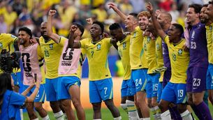 <p>Brazil beat Japan in the World Cup round of 32 thanks to a late Gabril Martinelli winner. Pic: AP Photo/Ashley Landis)</p>