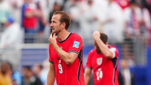 <p>FORWARD THINKING: England’s Harry Kane during the FIFA World Cup Group L match at New York New Jersey Stadium, East Rutherford. </p>