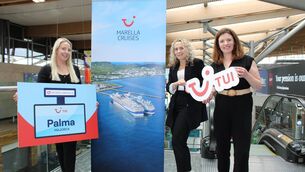 <p> Tara Finn, Cork Airport, with Katrina Barry and Charlotte Brenner of Tui Ireland. Tui has confirmed it will operate a Cork-Palma service for summer 2027. </p>