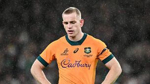 <p>The Wallabies are 0-4 when Max Jorgensen has started at fullback. Pic: Seb Daly/Sportsfile</p>