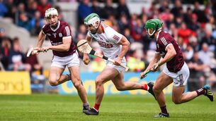 <p>The most recent championship meeting of Cork and Galway was the Tribe's one-point 2022 quarter-final victory. Pic: Daire Brennan/Sportsfile</p>