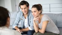 Couple,Meeting,Architect,For,House,Construction