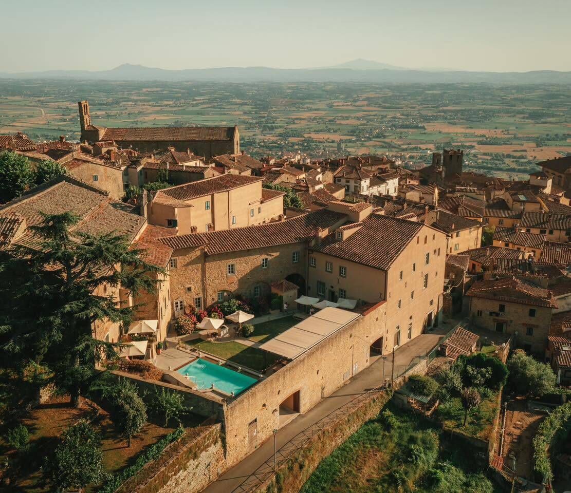 In Tuscany, properties such as Monastero di Cortona are chosen for their character, setting and connection to the region's food, wine and cultural traditions. In Tuscany, properties such as Monastero di Cortona are chosen for their character, setting and connection to the region's food, wine and cultural traditions.