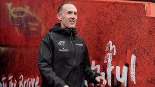 <p>IN THE RED: Head of Rugby Operations and Interim Head Coach Ian Costello. Pic: ©INPHO/Laszlo Geczo.</p>