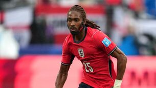 <p>England’s Djed Spence during the FIFA World Cup Group L match at New York New Jersey Stadium. Pic: Nick Potts/PA Wire.</p>