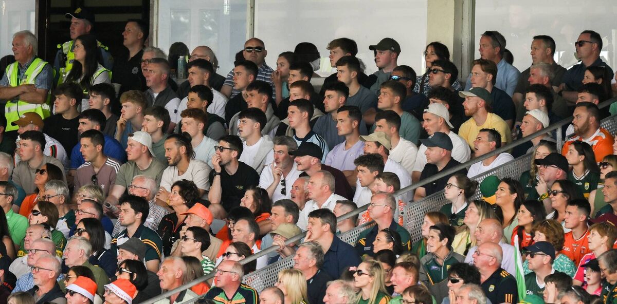 The Limerick hurling panel in attendance at the All-Ireland SFC game between Kerry and Armagh in Killarney. Pic: Brendan Moran/Sportsfile The Limerick hurling panel in attendance at the All-Ireland SFC game between Kerry and Armagh in Killarney. Pic: Brendan Moran/Sportsfile