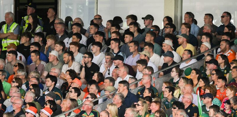 The Limerick hurling panel in attendance at the All-Ireland SFC game between Kerry and Armagh in Killarney. Pic: Brendan Moran/Sportsfile The Limerick hurling panel in attendance at the All-Ireland SFC game between Kerry and Armagh in Killarney. Pic: Brendan Moran/Sportsfile