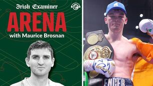 <p>Arena with Maurice Brosnan - Maurice talks with boxer Aaron McKenna</p> <p>Arena with Maurice Brosnan - Maurice talks with boxer Aaron McKenna</p>
