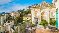 Panoramic view from the Minerva's Garden in Salerno, Campania, Italy.