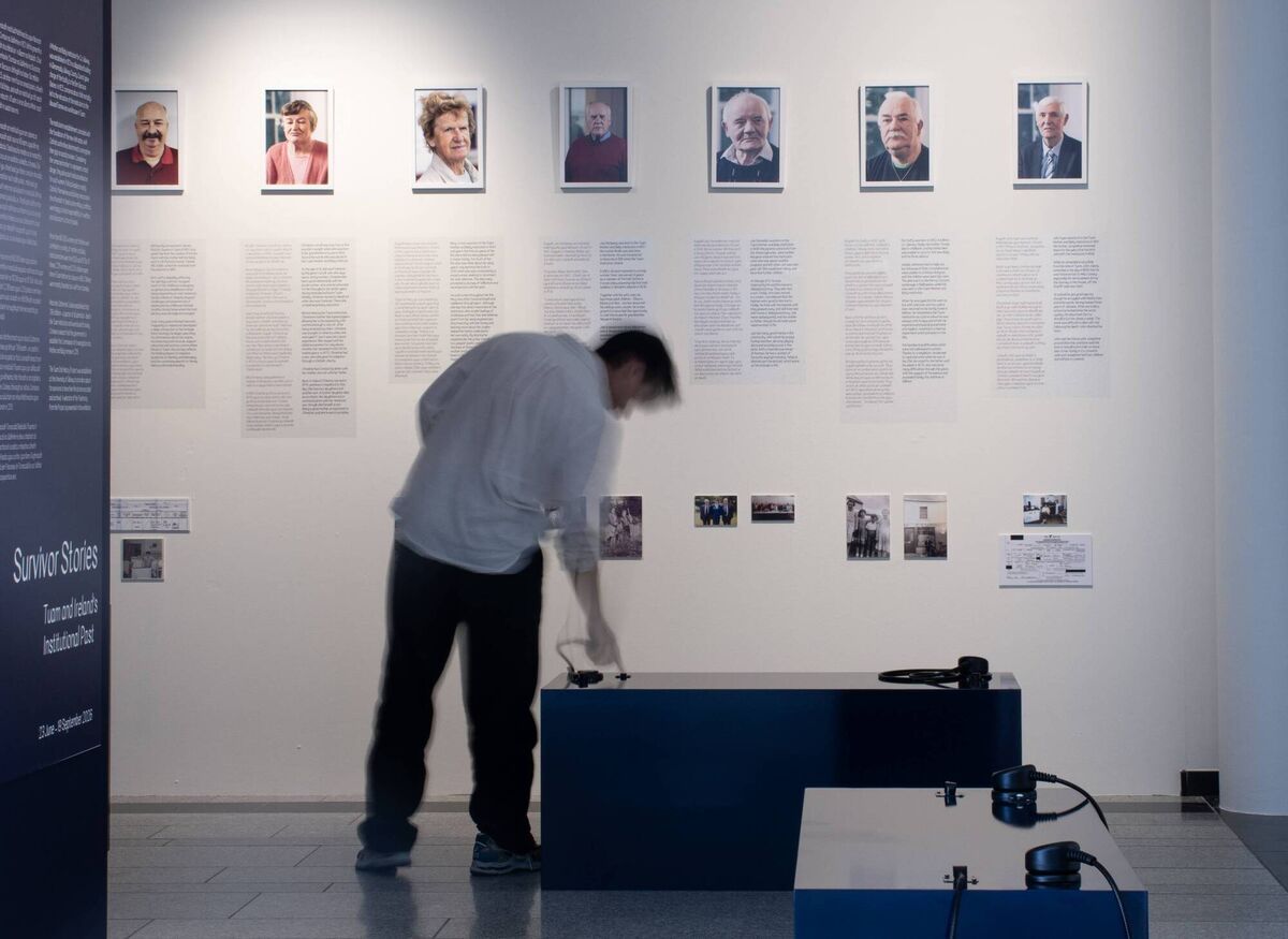 Museum organisers say the exhibition aims not only to preserve survivors' stories but also to encourage reflection on a painful chapter in Irish history. Picture: Marta Barcikowska, Galway City Museum Museum organisers say the exhibition aims not only to preserve survivors' stories but also to encourage reflection on a painful chapter in Irish history. Picture: Marta Barcikowska, Galway City Museum