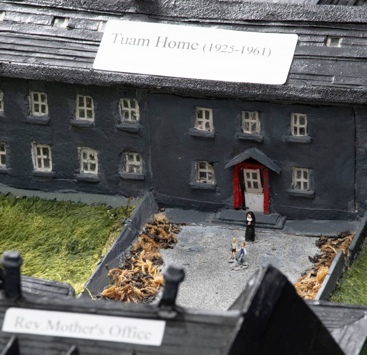 A detailed scale model of the Tuam mother and baby institution. Picture: Marta Barcikowska, Galway City Museum A detailed scale model of the Tuam mother and baby institution. Picture: Marta Barcikowska, Galway City Museum