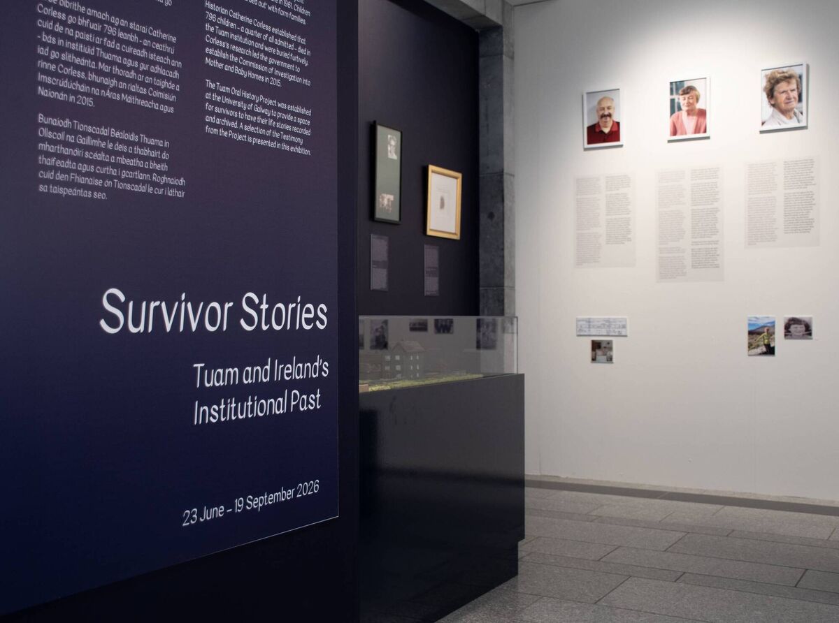 ‘Survivor Stories: Tuam and Ireland's Institutional Past’ runs until September 2026. Picture: Marta Barcikowska, Galway City Museum ‘Survivor Stories: Tuam and Ireland's Institutional Past’ runs until September 2026. Picture: Marta Barcikowska, Galway City Museum