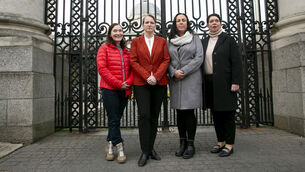 <p> (Left to right) Members of Women of Honour Yvonne O Rourke, Diane Byrne, Honor Murphy and Roslyn O Callaghan. The Women of Honour are currently seeking a judicial review of the Department of Defence’s decision to only fund on a regular basis its own team of lawyers and barristers and those working for the Defence Forces. File photo: Gareth Chaney/Collins</p> <p> (Left to right) Members of Women of Honour Yvonne O Rourke, Diane Byrne, Honor Murphy and Roslyn O Callaghan. The Women of Honour are currently seeking a judicial review of the Department of Defence’s decision to only fund on a regular basis its own team of lawyers and barristers and those working for the Defence Forces. File photo: Gareth Chaney/Collins</p>