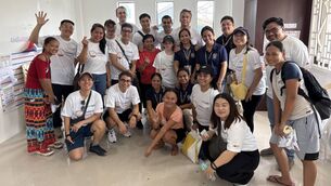 <p>Richard Hogan with locals and representatives of the sponsor Aercap on his recent trip to the Badjao community in the Philippines</p> <p>Richard Hogan with locals and representatives of the sponsor Aercap on his recent trip to the Badjao community in the Philippines</p>
