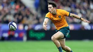 <p>Jock Campbell last played for Australia in a 2022 Test against Wales. Pic: ©INPHO/Laszlo Geczo</p>