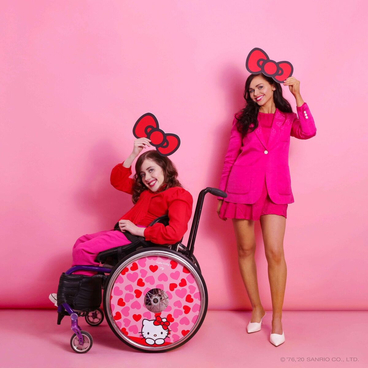 Ailbhe Keane (right), founder of Izzy Wheels with her sister Izzy who inspired the business