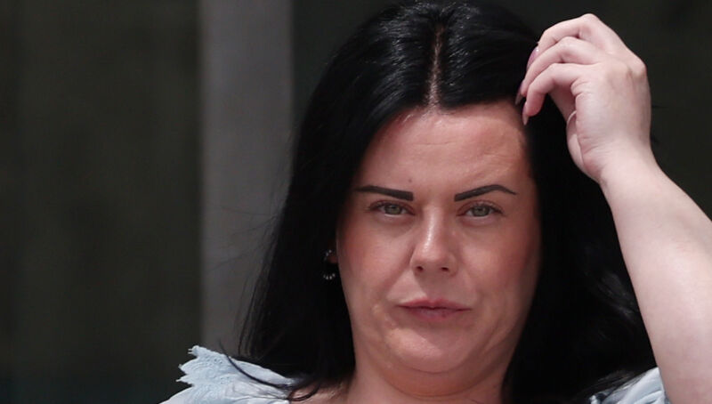 Leanne Flynn was stabbed by Riad Bouchaker in the back and thrown across the pavement. Picture: Collins Courts