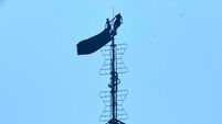 APTOPIX Empire State Building Banner APTOPIX Empire State Building Banner