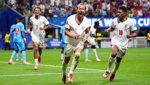 <p>KANE WELL ABLE: England's Harry Kane celebrates scoring against DR Congo.</p> <p>KANE WELL ABLE: England's Harry Kane celebrates scoring against DR Congo.</p>