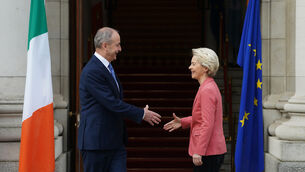 <p>Taoiseach Micheál Martin and European Commission President Ursula von der Leyen (PA)</p> <p>Taoiseach Micheál Martin and European Commission President Ursula von der Leyen (PA)</p>
