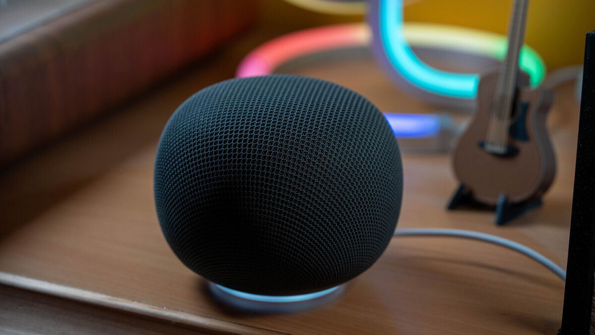 The compact Google Home Speaker is roughly twice the size of the Nest Mini but smaller than its predecessor, the Nest Audio. Picture: Noel Campion The compact Google Home Speaker is roughly twice the size of the Nest Mini but smaller than its predecessor, the Nest Audio. Picture: Noel Campion