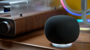<p>The new Google Home Speaker features a fabric-wrapped design available in two colours. Picture: Noel Campion</p>