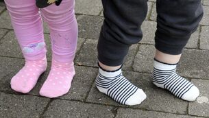 <p>I perfectly understand an adult asking a horde of children to remove their muddy boots before climbing a carpeted stair. Small children are gloriously feral. They can’t be expected to notice when they’ve trawled through mud and scum and dog poo. Picture: Denis Minihane</p>