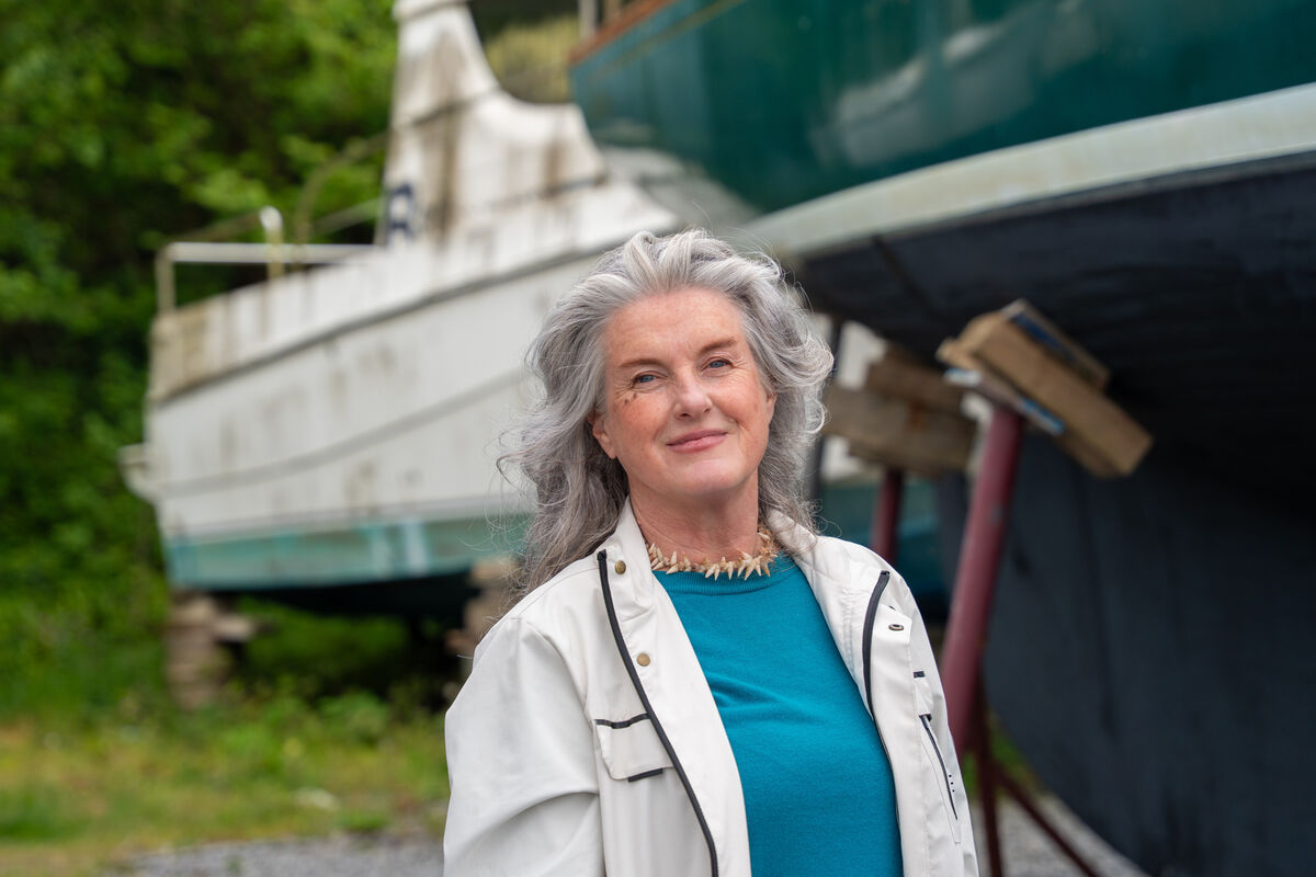 Éidín Griffin at Kinsale Boatyard. Picture by Noel Sweeney Éidín Griffin at Kinsale Boatyard. Picture by Noel Sweeney