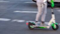 E-scooter Dangerous speed in the city