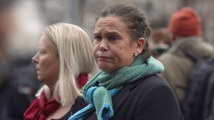 <p>Mary Lou McDonald at the scene of the attack (Archive/PA)</p> <p>Mary Lou McDonald at the scene of the attack (Archive/PA)</p>