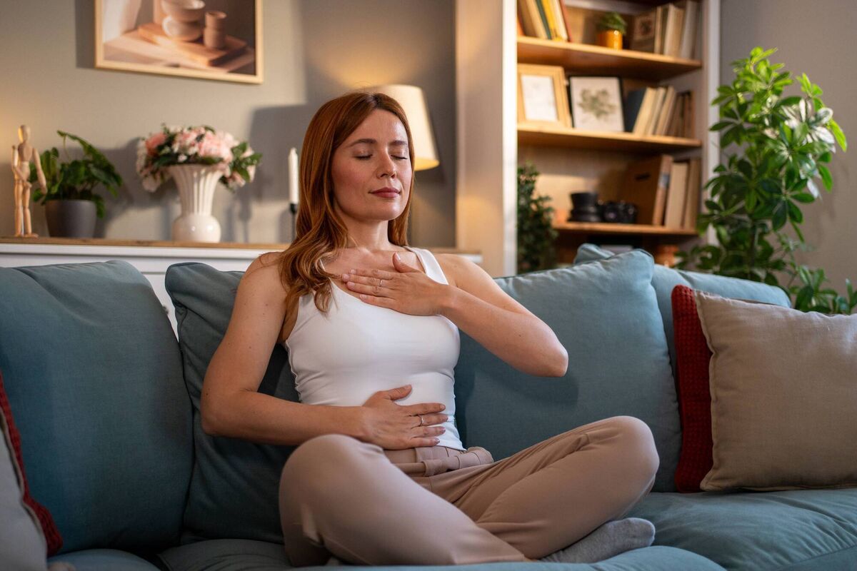 Belly breathing has been shown to help boost pelvic muscle strength throughout the day Belly breathing has been shown to help boost pelvic muscle strength throughout the day