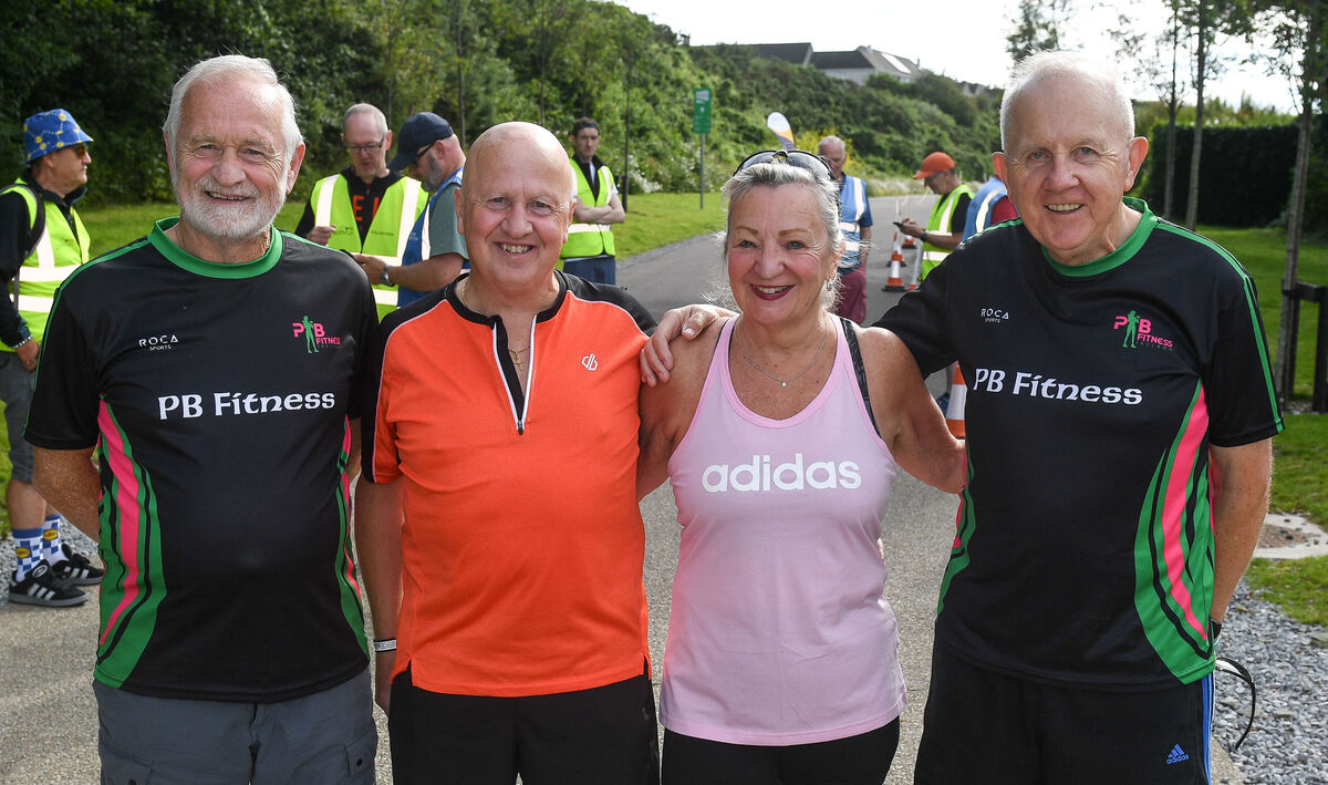 Locals Patrick, Kevin and Amanda Cooney and Flor Horan, enjoying the Midleton Greenway parkrun in Midleton, Co Cork. Locals Patrick, Kevin and Amanda Cooney and Flor Horan, enjoying the Midleton Greenway parkrun in Midleton, Co Cork.