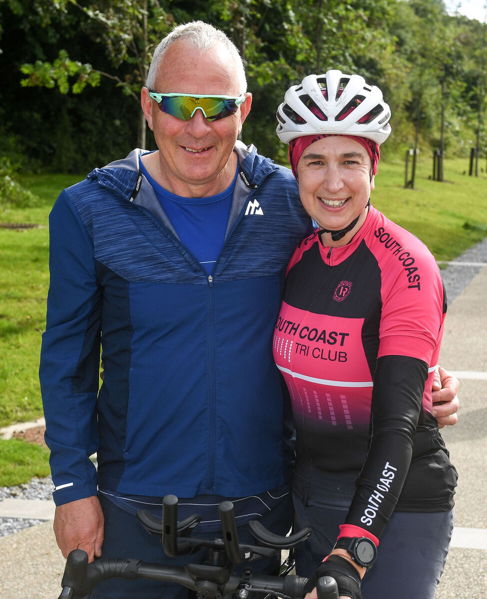 Pat Walsh, Castlemartyr and Isabel McCarthy, Killeagh, taking part in the Midleton Greenway parkrun in Midleton, Co Cork. Pat Walsh, Castlemartyr and Isabel McCarthy, Killeagh, taking part in the Midleton Greenway parkrun in Midleton, Co Cork.