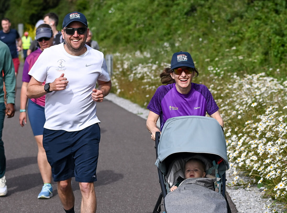 Dave, Kirsty and Toni Colley from Ladysbridge, having fun at the Midleton Greenway parkrun in Midleton, Co Cork. Picture: David Keane. Dave, Kirsty and Toni Colley from Ladysbridge, having fun at the Midleton Greenway parkrun in Midleton, Co Cork. Picture: David Keane.