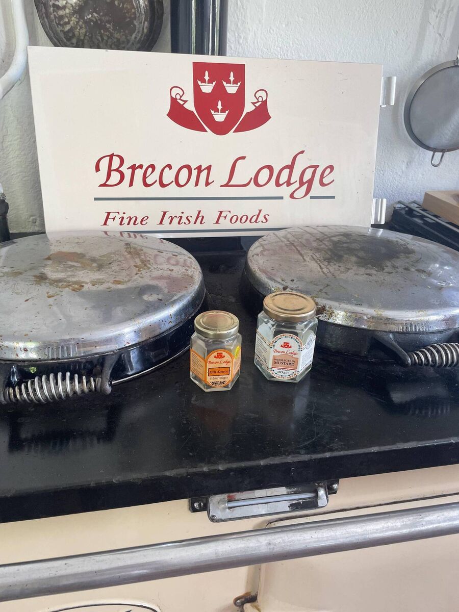 All that remains of Brecon Lodge condiments