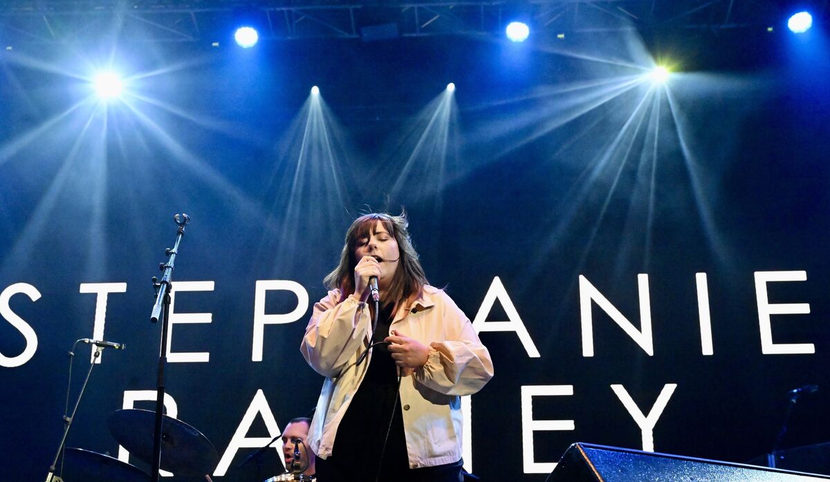 Natasha Bedingfield's support act tonight at Live at the Marquee was Cork singer-songwriter Stephanie Rainey and her band. Picture: Larry Cummins Natasha Bedingfield's support act tonight at Live at the Marquee was Cork singer-songwriter Stephanie Rainey and her band. Picture: Larry Cummins