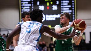 <p>Sean Flood played a captain’s role with 14 points and 9 assists. Pic: Ben Brady/Inpho</p>