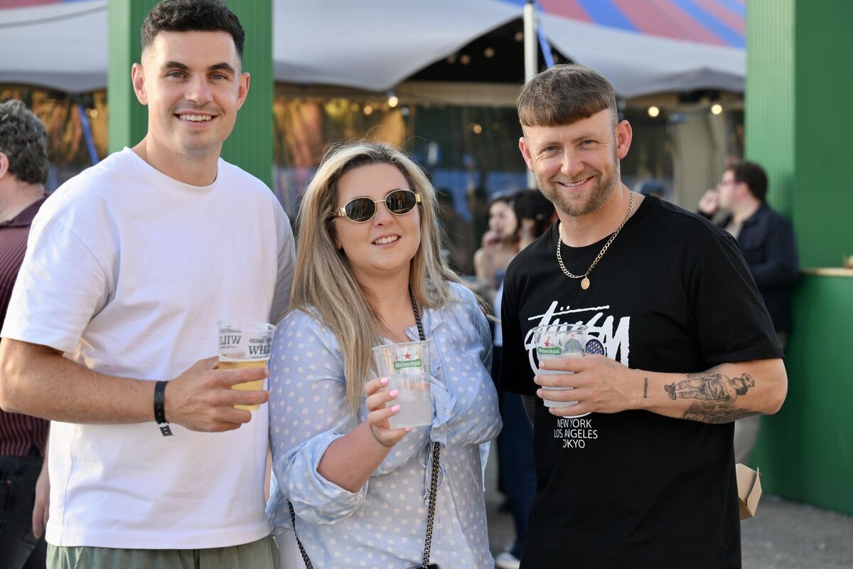 John and Máirín Egan, Wilton, and Barry John Keane, Tralee, were looking forward to Natasha Bedingfield's Live at the Marquee concert. Picture: Larry Cummins John and Máirín Egan, Wilton, and Barry John Keane, Tralee, were looking forward to Natasha Bedingfield's Live at the Marquee concert. Picture: Larry Cummins