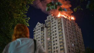 Russian missile attacks continued in Kyiv (AP Photo/Danylo Antoniuk)