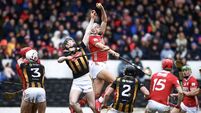 Alan Walsh catches the ball on the way to scoring a goal 1/3/2026
