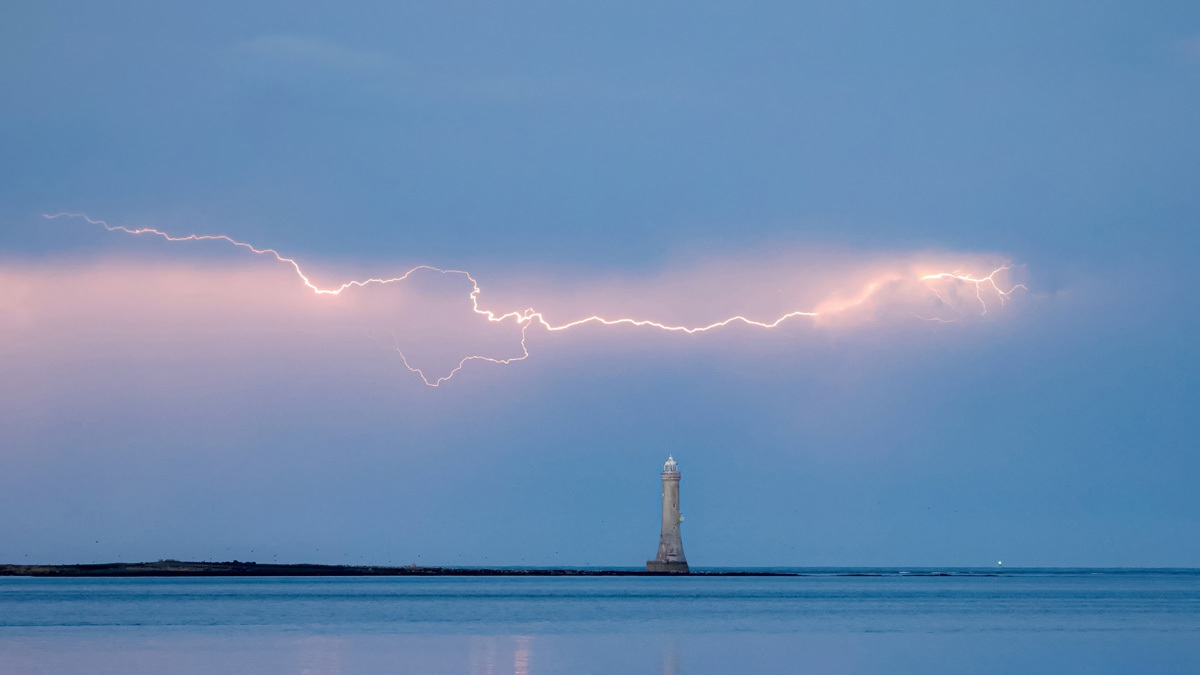 Ann BruenLightning Strikes at HaulbowlineGreenore Shore, Co. Louth