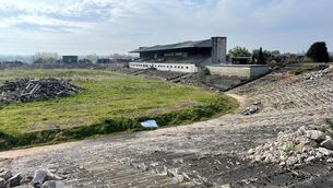 <p>A general view of the derelict grounds of the Casement Park stadium. Thousands of gaelic games players and supporters have marched to the derelict Casement Park stadium in Belfast to demand its redevelopment. Following the noisy parade through west Belfast, a rally held adjacent to the crumbling ruins of the GAA ground heard calls for the Stormont Executive and UK government to end the lengthy delays in rebuilding the sporting venue. Picture date: Saturday April 12, 2025.</p>