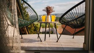 <p>Choose balcony furniture that's comfortable yet can withstand the elements. File picture</p>