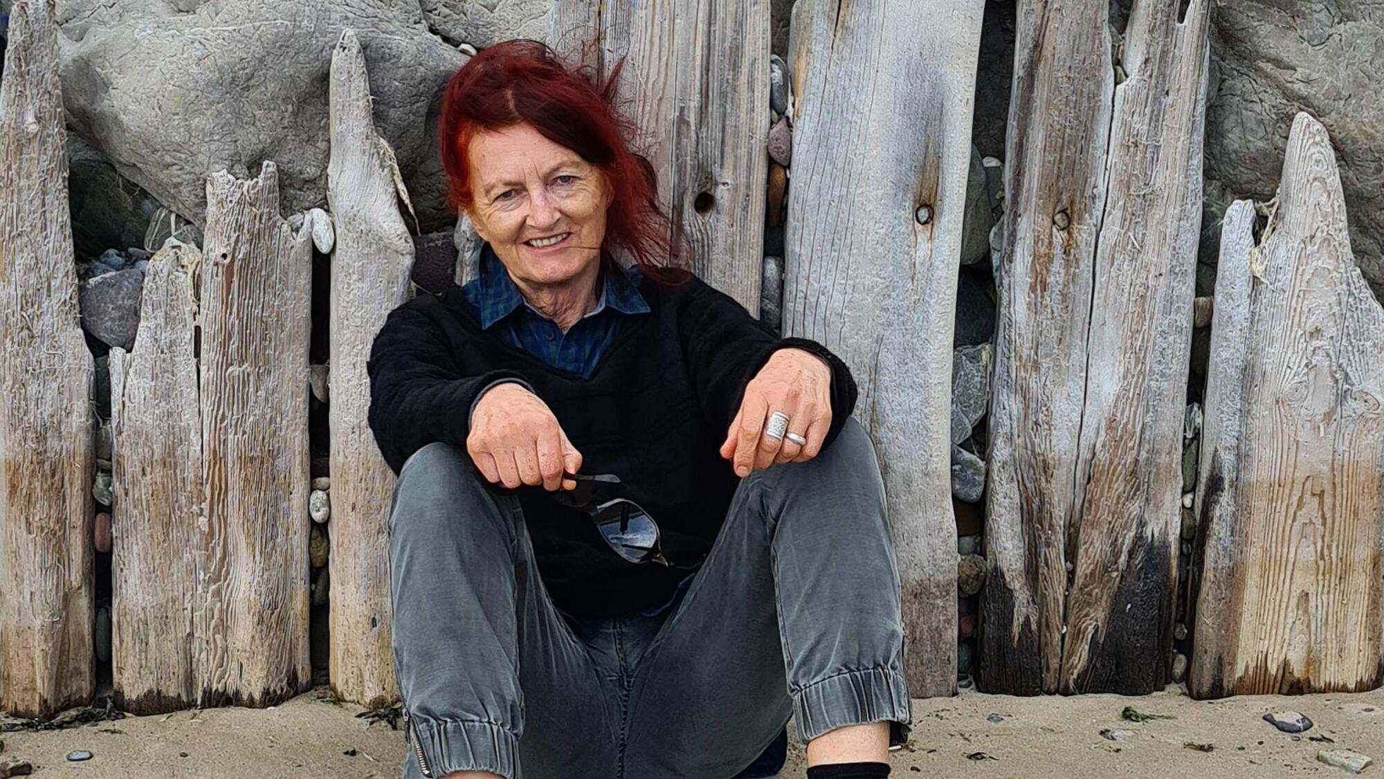Wendy Dison at Shanagarry Beach in Co Cork.