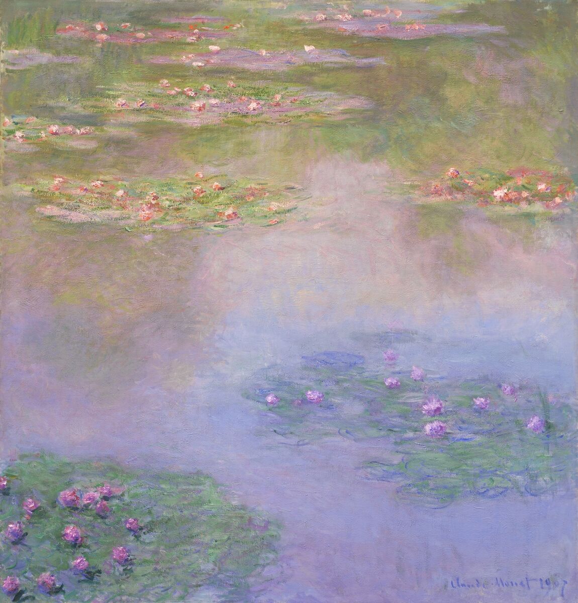 Claude Monet's 'Water Lilies' sold for €47.27 million. Claude Monet's 'Water Lilies' sold for €47.27 million.