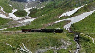 A steam train makes its way through Switzerland (Niccolo Lupone/AP) A steam train makes its way through Switzerland (Niccolo Lupone/AP)