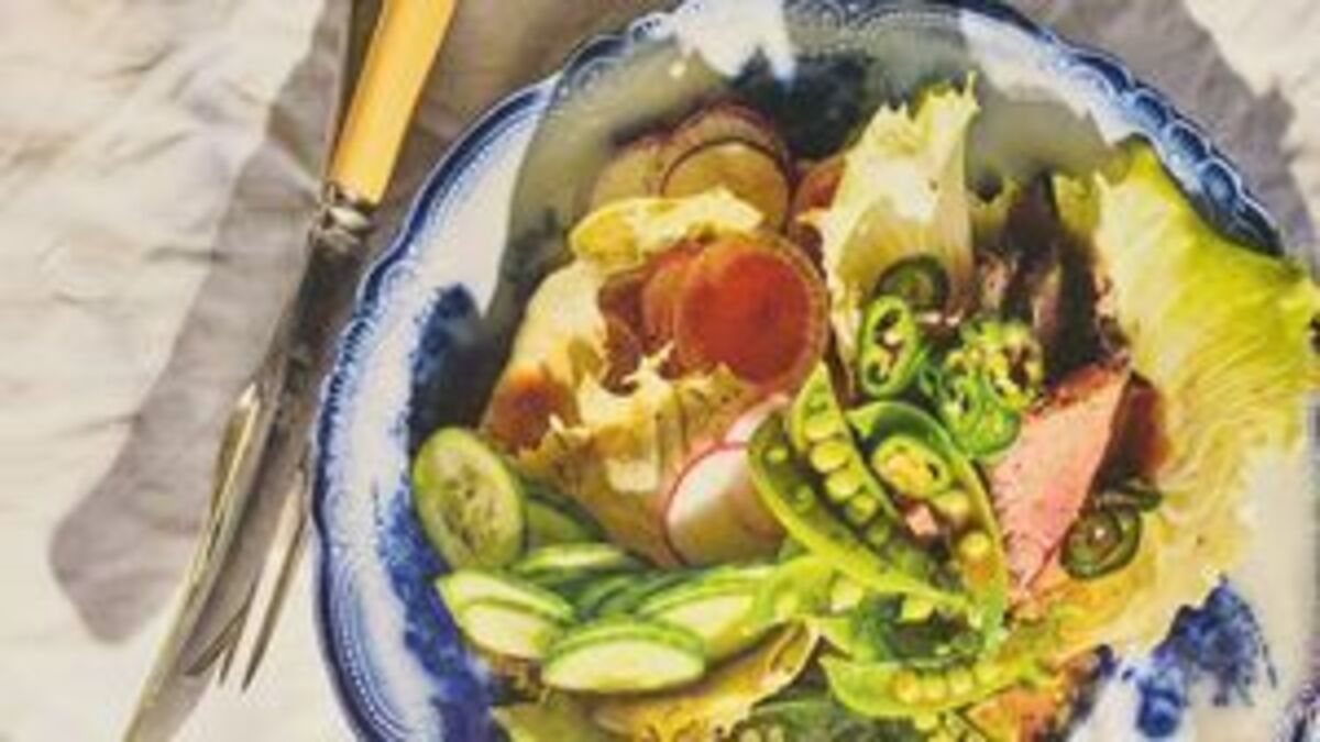 Spiced Miso Beef Salad