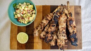 <p>Pork Skewers recipe by Eunice Power: Picture Chani Anderson</p> <p>Pork Skewers recipe by Eunice Power: Picture Chani Anderson</p>